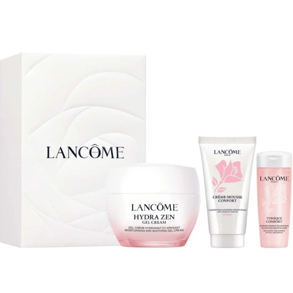 Lancôme Skincare Set with Pink Accents
